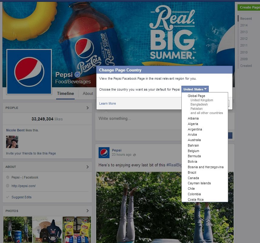 How To Set Up Global Facebook Pages